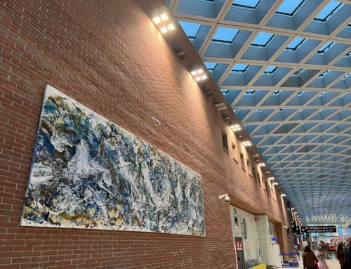 SOPHIE KAO ARYA PAINTING – MARCO POLO AIRPORT DURING THE VENISE ART BIENNALE 2024- TEN ARTS